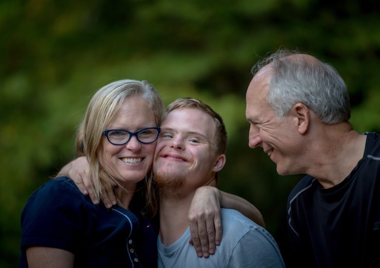 Angehörigengruppe von Menschen mit Down-Syndrom und Demenz